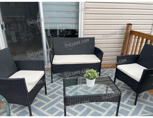 4 Pieces Rattan Set - 2SS2024