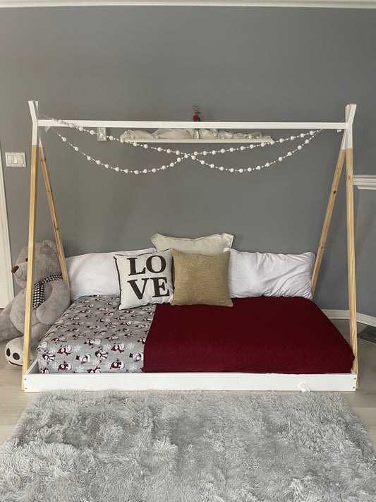 Montessori teepee bed